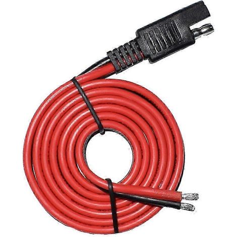 SAE-Verlängerungskabel mit Schnellkupplungsstecker, 14 AWG Ladekabelbaum, 1 Meter.