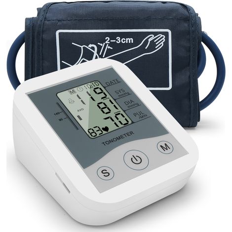 Blutdruckmessgerät mit LCD-Digitalanzeige und Pulsoszillometrie – zwei Messmethoden zur Pulsmessung (1/5)
