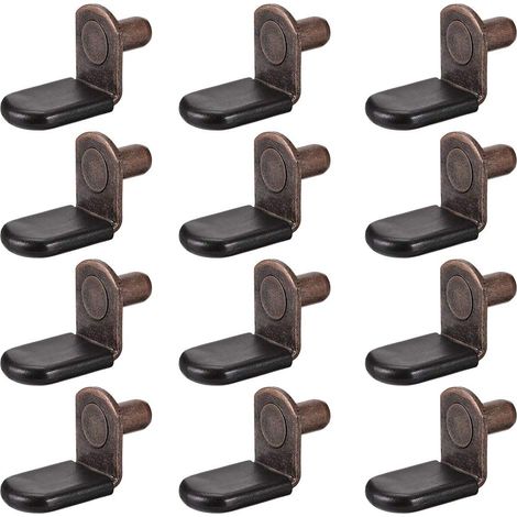 Lot de 20 supports de fixation pour étagères, équerres de serrage, supports de meuble avec trou pour étagères de cuisine et de bibliothèque. (1/5)