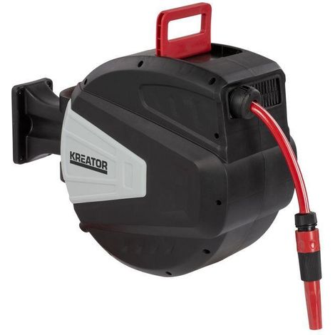 Enrollador 20mt manguera riego automat. Krtgr6713 kreator (1/5)