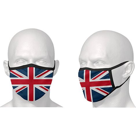 Masque de protection - Vendu à l'unité / Motif drapeau Anglais