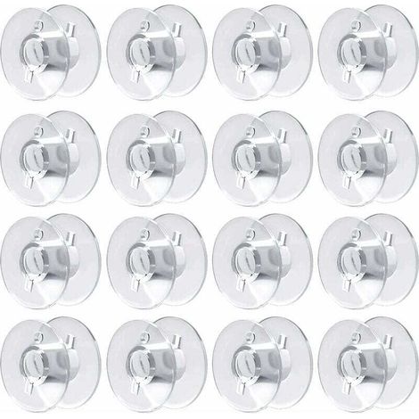 60 bobinas para máquina de coser, bobinas de plástico para máquina de coser, compatibles con Brother, Singer, Kenmore, Janome y la mayoría de las máquinas de coser (1/4)