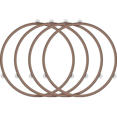 Lot de 4 anneaux de roulement pour plateau tournant de four à micro-ondes, support pour assiettes en verre. (1/4)