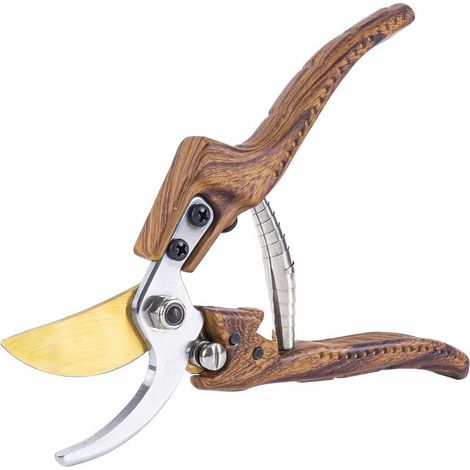 Garden Shears, Professional Garden Shears with Sharp Stainless Steel Blade, Garden Shears, Anvil Garden Shears, Ergonomic Garden Shears (1/5)