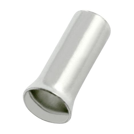 Embout de câblage RS PRO, 4mm², Argent, longueur 10mm