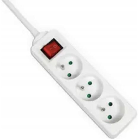 Cable de extensión iLuve P315-16A-W 3X Z/U 1.5M (H05VV-F 3X1.5) con interruptor 743802