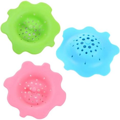 Filtro de cocina Desagüe Colador de fregadero Cubo de recogida Filtro de fregadero Cesta de fregadero de baño Tamiz Cesta de fregadero de cocina (1/2)