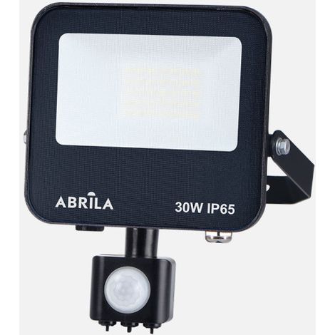 Proyector c/sensor boiro 30w 6500k neg 3000l led   smd ip65 orientable 19,5x15,5x6cm