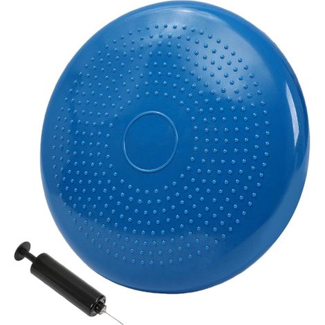 Disque d'équilibre d'entraînement pour chien, solution de pompe, siège oscillant professionnel et coussin d'équilibre réglable en hauteur 33 x 6,5 cm pour exercices de force, de conditionnement (1/5)