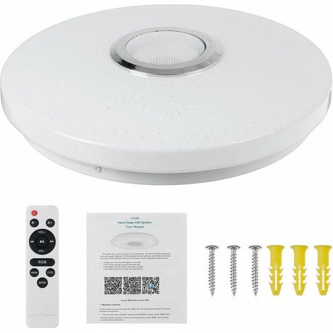 Music ceiling light RGB 51 LED + remote control (1/5)