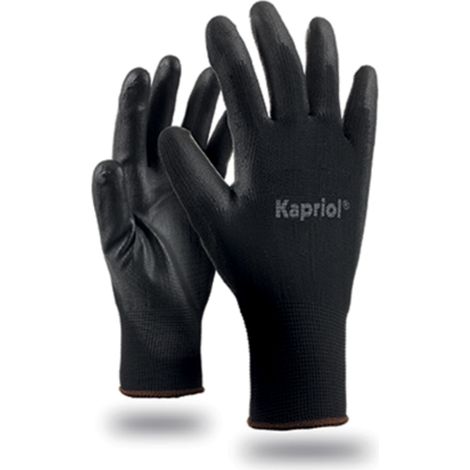 GANTS SKIN NOIR - KAPRIOL  T9