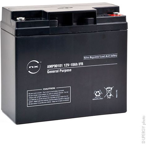 Batterie plomb AGM S 12V-18Ah IFR 12V 18Ah T12 - Unité(s) (1/5)