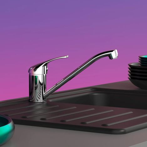 Mitigeur de cuisine GRANDE VITA CLASSIC basse pression chrome EISL (1/5)