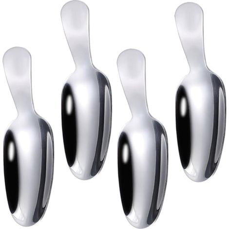 Cuillères à Thé Petite Cuillère Glace en Acier Inoxydable Lot de 4 (1/5)