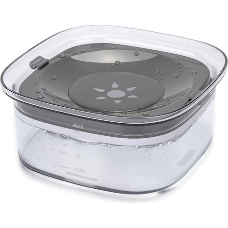 Gamelle Anti Éclaboussures et Débordement - Bol d'eau de Flottabilité pour Chien de Voyage - Grande Capacité 2L (1/5)
