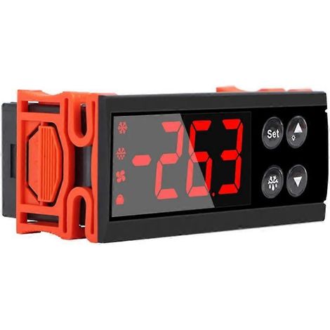 Thermostat numérique hygrostatrégulateur de température et d'humidité DC12-24Vchauffage et climatisation (1/5)