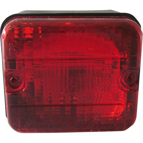 Feu de brouillard à poser 12V – Dimensions 86x76x51mm – Entraxe de fixation 55mm – Matériaux PMMA et métal – Aj.Ba (1/2)