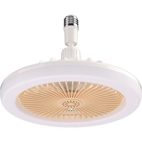 Ventilateur de plafond lumineux LED avec fonction d'arôme, angle réglable, économie d'énergie et télécommande, idéal pour chambre, salon ou dortoir. (1/2)