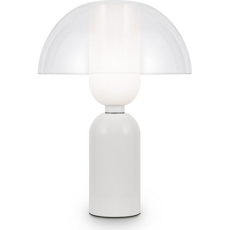 Maytoni Memory Lampada da tavolo moderna bianca 1xE14 paralume in vetro (1/5)