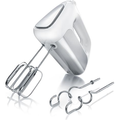 Arendo Elektrischer Handmixer Handrührer - inkl. 2 Quirle und 2 Knethaken aus Edelstahl - Handrührgerät - Hakenentriegelung - Turbotaste (1/5)