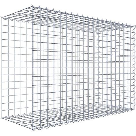 Gabiondeco - Gabion - Element de prolongation en longueur 100 cm x 70 cm x 40 cm (L x H x P). maille 5 x 5 cm. Spirale. Avert.: il manque une grille - Made in Germany (1/5)