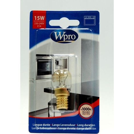 Lampadina a forma di pera 300Â°C / E14 / T22 / 15W / 220V originale - Forni a Microonde - WPRO - 603253662894731384