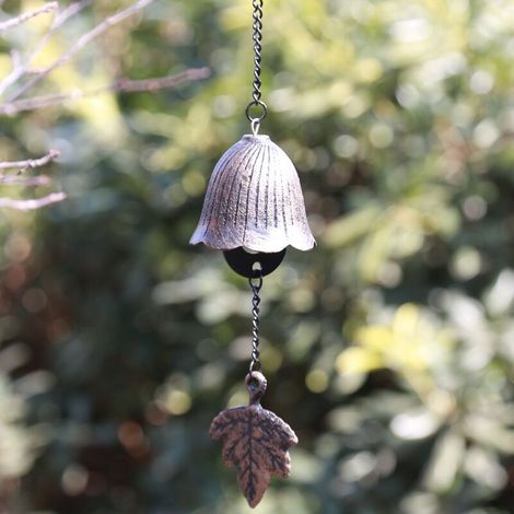 Carillon à vent en fonte japonais – Cloche décorative extérieure ou intérieure pour jardin, terrasse ou balcon (1/5)