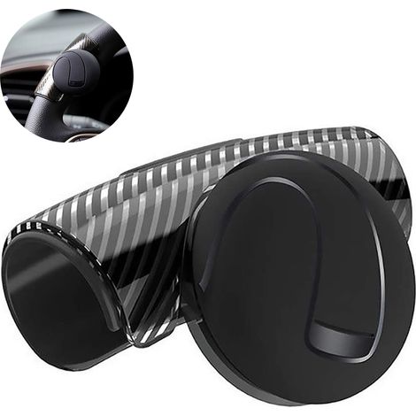 Bouton Rotation Volant - Poignée Silicone ABS pour Voiture Tondeuse - Installation Rapide Sans Outil - 1 Pièce (1/5)