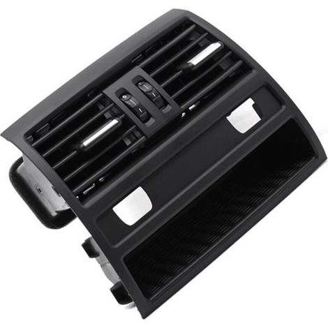 1 couleur : Noir Matériau : Plastique Ensemble de grille d'aération arrière pour climatisation de voiture (avec trous) Filtre à air (1/5)