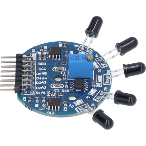 Module de détection de flamme à 5 voies pour extincteur avec indicateur et sortie numérique/analogique