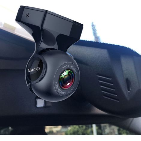 Dash Cam - 1080P Front Camera - Wi-Fi Connectivity - Loop Recording - Night Vision - For Cars - 1 Unit (1/5)