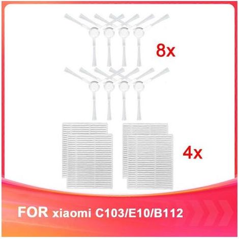 Accessoires pour aspirateur robot et laveur de sols Xiaomi C103/E10/B112 : filtre pour brosse latérale, version 3C améliorée (1/5)