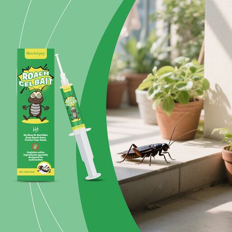 Gel appât anti-cafards, pratique pour la maison, la cuisine, la salle de bain, le sous-sol et autres endroits - 10 g -- AUTLEAD (1/5)