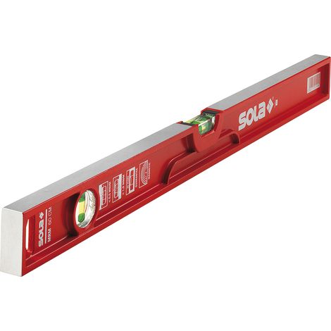 Sola MRM60 600mm Wasserwaage aus Aluminiumguss mit Neodym-Magneten