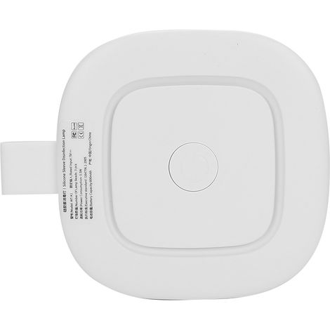 Lampe de nettoyage UV portable USB pour vaisselle, lampe de nettoyage intelligente en silicone blanche (1/5)