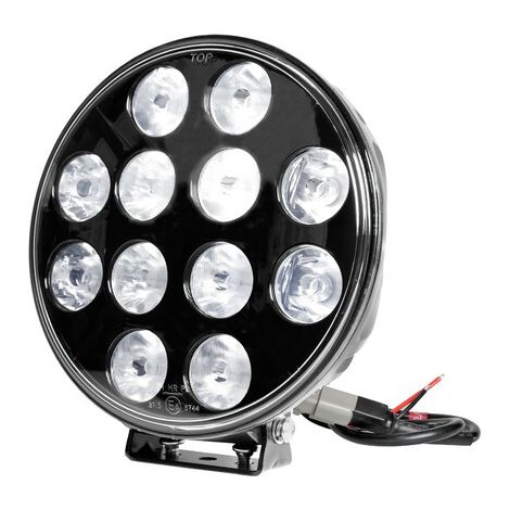 Orion, proiettore supplementare a 12 Led - 12/24V - Ø 215 mm - Nero (1/4)