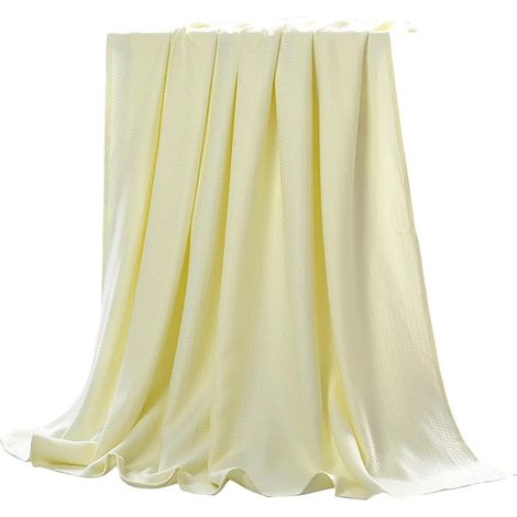 1 Couverture King Size en Coton Alvéolé, Légère et Respirante en Rayonne, pour Été, Lit et Canapé (1/5)