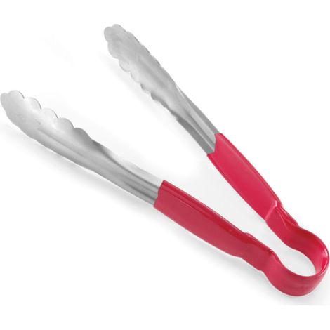Pince de service HACCP, longueur 300 mm, rouge - Hendi 171721