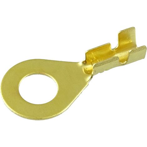 Connecteur annulaire non isolé M6 2,5 mm² 100 pièces