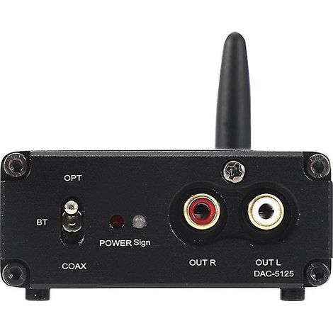 Décodeur Bluetooth 5.1 haute définition QCC5125 ES9038Q2M, module de décodage audio coaxial optique RCA pour home cinéma DIY (1/5)