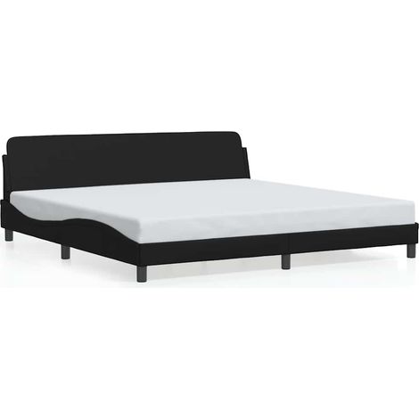 Maison Exclusive - Giroletto Dover Nero 193x203 cm in Similpelle (1/5)