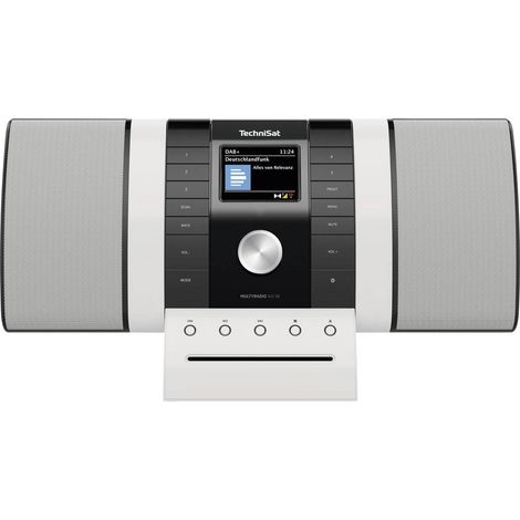 TechniSat MULTYRADIO 4.0 SE, schwarz/weiß Radio Internet da tavolo DAB+, FM Nero, Bianco