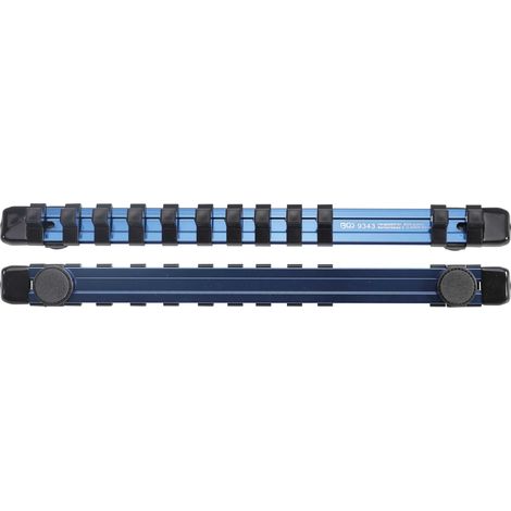 RAIL DE SUPPORT POUR 12 DOUILLES DE CLÉ À DOUILLE AIMANTÉ POUR 10 MM (3/8'') BGS 9343
