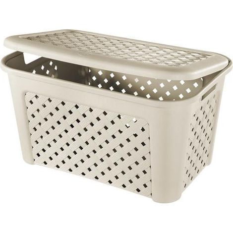 Tontarelli Arianna Wäschekorb 45 l Rechteckig Polypropylen (PP) Beige
