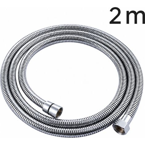Flexible de Douche Inox 304 Anti-Explosion chromé 1,95 m Douchette Salle de Bain 22 × 15 × 5 cm 383 g – Livraison gratuite