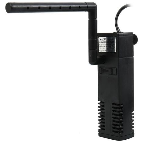 Filtre d'aquarium - Filtres d'aquarium Pompe à Eau de Filtre Interne d'aquarium Submersible avec des filtres d'éponge de Tuyau d'air pour des Aquariums d'aquarium de Tortue (1/5)