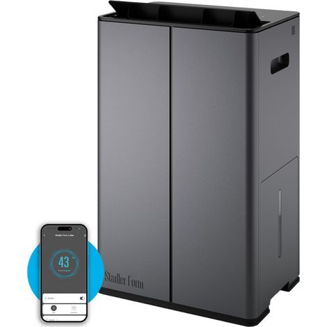 Déshumidificateur purificateur LUKAS Titanium 20L/J StadlerForm, Connecté, avec une puissance de 20 L/jour, fonctionnant par Compresseur (1/4)