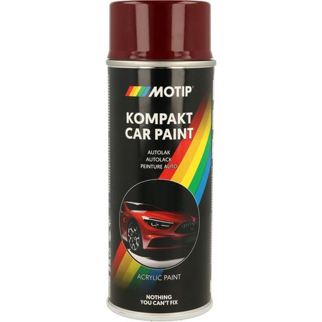 PEINTURE ACRYLIQUE KOMPAKT 41060 ROUGE MAT 400ML MOTIP