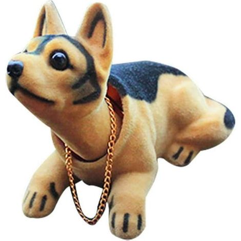 Car Moving Head Figurine Car Moving Dog Head Figurine for Car Decoration (1/4)