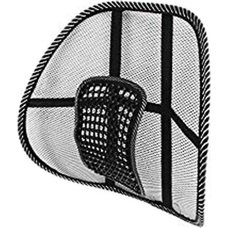 Coussin de massage avec support dorsal en maille pour voiture, camion, bureau et maison (1/5)